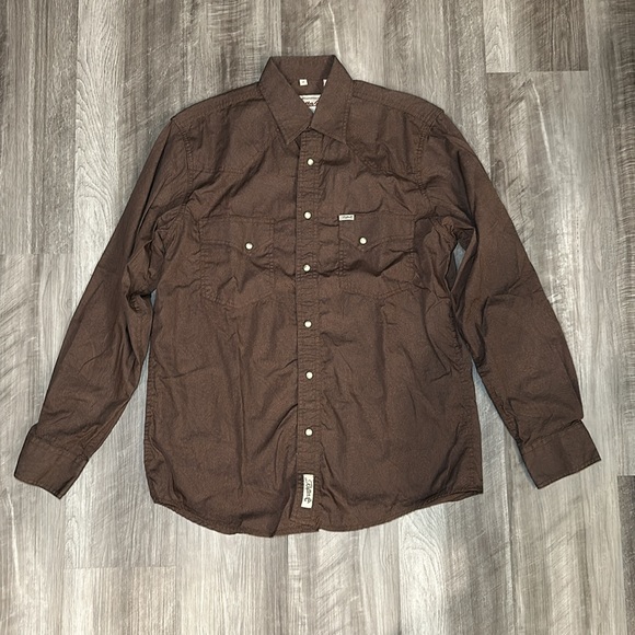 Rafter-C Cowboy Collection Long Sleeve Pearl Snap Button Shirt - Medium - Picture 2 of 7